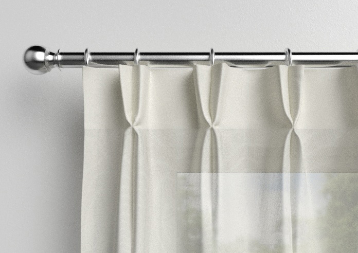 Pavia Voile, White Primrose - Made to Measure Curtains - Image 10